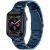 Apple Watch 4-6, SE, SE (2022) (42 / 44 mm) / Watch 7-9 (45 mm) / Watch Ultra 1-2 (49 mm), fém pótszíj, rozsdamentes acél, vastag, Xprotector, kék