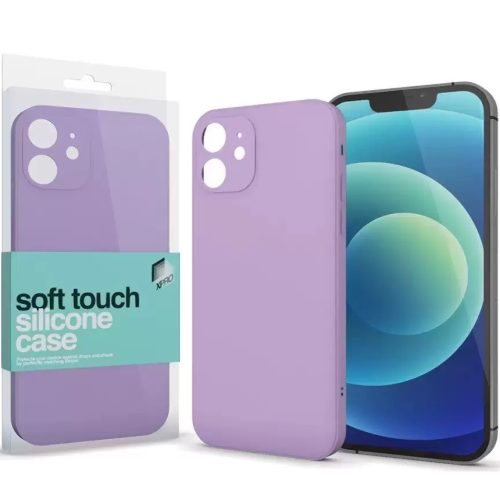 Apple iPhone XR, Szilikon tok, Xprotector Soft Touch Slim, lila