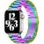 Apple Watch 4-6, SE, SE (2022) (38 / 40 mm) / Watch 7-9 (41 mm), fém pótszíj, rozsdamentes acél, vastag, Xprotector, szivárvány