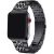 Apple Watch 4-6, SE, SE (2022) (42 / 44 mm) / Watch 7-9 (45 mm) / Watch Ultra 1-2 (49 mm), fém pótszíj, rozsdamentes acél, két színű, Xprotector, fekete/sötétszürke