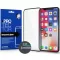 Xiaomi Redmi Note 10 Pro, Kijelzővédő, ütésálló fólia (az íves részre is!), Tempered Glass (edzett üveg), Xprotector, fekete