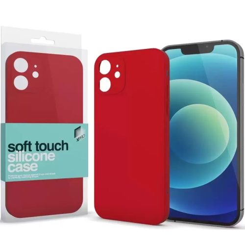 Xiaomi Redmi Note 11 Pro / Note 11 Pro 5G / Note 11E Pro / Note 12 Pro 4G, Szilikon tok, Xprotector Soft Touch Slim, piros