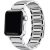Apple Watch 4-6, SE, SE (2022) (42 / 44 mm) / Watch 7-9 (45 mm) / Watch Ultra 1-2 (49 mm), fém pótszíj, rozsdamentes acél, mágneses zár, Xprotector, ezüst