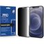 Apple iPhone 13 Pro Max / 14 Plus, Kijelzővédő fólia, ütésálló fólia (az íves részre is!), Tempered Glass (edzett üveg), betekintés elleni védelem, Xprotector Full 3D Privacy, fekete