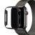 Apple Watch 4-6, SE, SE (2022) (44 mm), Műanyag védőkeret, közepesen ütésálló, kevlár borítás, szíj nélkül, karbon minta, Tactical Zulu Aramid, fekete