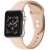 Apple Watch 4-6, SE, SE (2022) (38 / 40 mm) / Watch 7-9 (41 mm), szilikon pótszíj, állítható, két lyukas rögzítés, Xprotector, barack