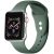 Apple Watch 4-6, SE, SE (2022) (42 / 44 mm) / Watch 7-9 (45 mm) / Watch Ultra 1-2 (49 mm), szilikon pótszíj, állítható, két lyukas rögzítés, Xprotector, zöld