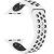 Apple Watch 4-6, SE, SE (2022) (38 / 40 mm) / Watch 7-9 (41 mm), szilikon pótszíj, állítható, lyukacsos, Xprotector, fehér/fekete