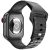 Apple Watch 4-6, SE, SE (2022) (38 / 40 mm) / Watch 7-9 (41 mm), szilikon pótszíj, állítható, sport, Xprotector, fekete