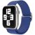 Apple Watch 4-6, SE, SE (2022) (38 / 40 mm) / Watch 7-9 (41 mm), textíl pótszíj, körpánt, szőtt stílusú, Xprotector, kék