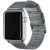 Apple Watch 4-6, SE, SE (2022) (38 / 40 mm) / Watch 7-9 (41 mm), műanyag pótszíj, szőtt, állítható, szőtt szíjtartó, Xprotector, szürke