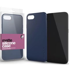   Apple iPhone 16 Plus, Szilikon tok, ultravékony, matt, Xprotector Matte, sötétkék
