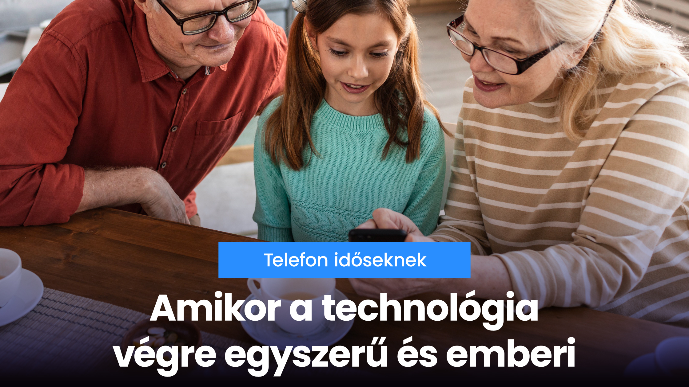 Telefon időseknek – amikor a technológia végre egyszerű és emberi