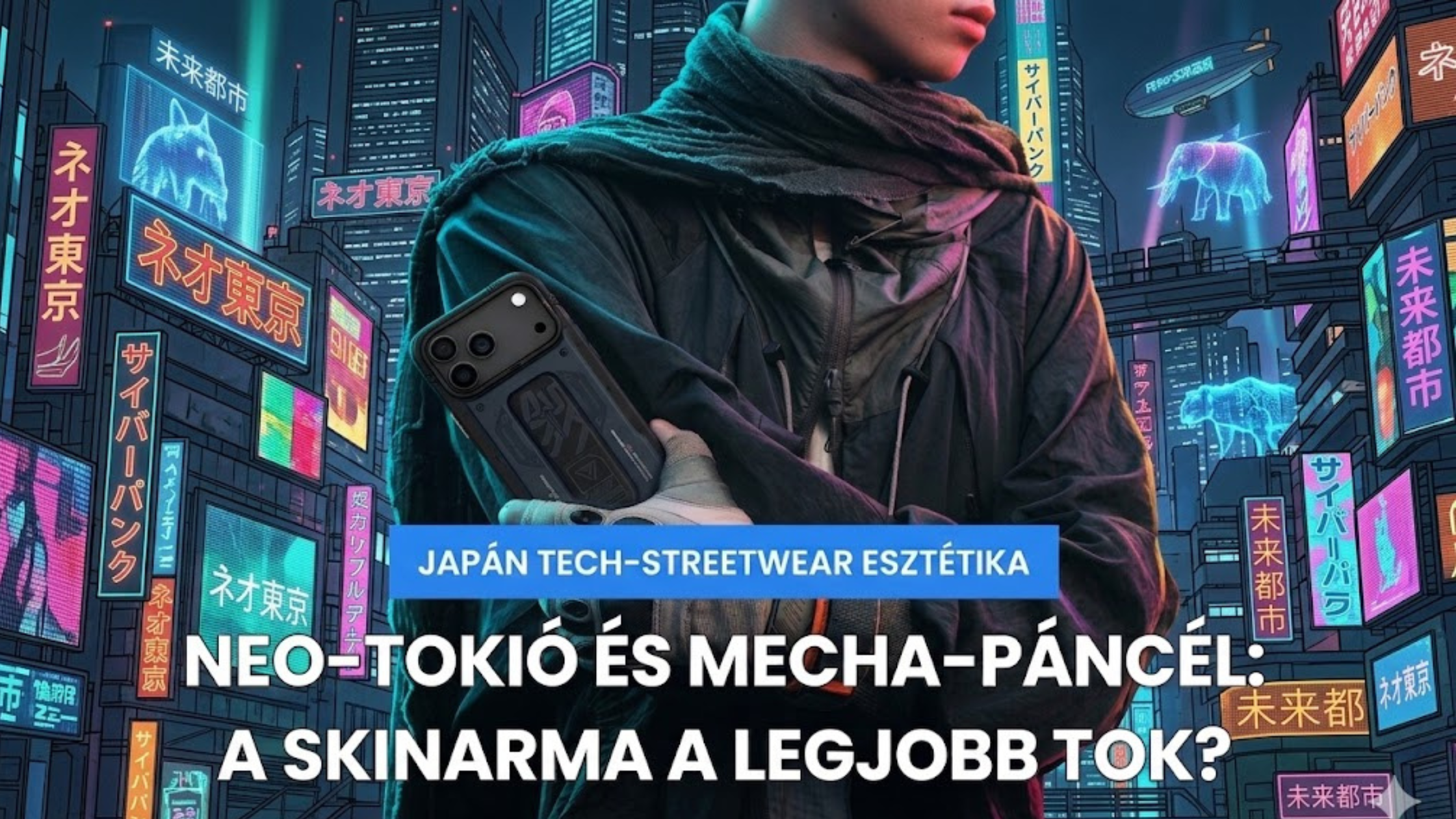 Neo-Tokió és mecha-páncél: SKINARMA– Futurisztikus techwear a mobilodon