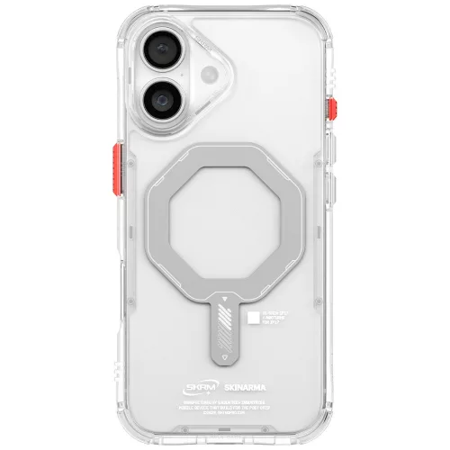 Skinarma Saido iPhone 17 átlátszó ütésálló Magsafe tok