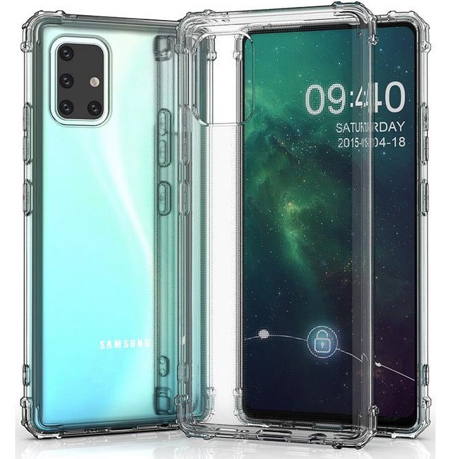 Huawei Y6p, Szilikon tok, légpárnás sarok, Wooze Silicone Armor, átlátszó termék 2. képe