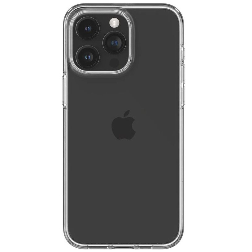 Apple iPhone 15 Pro, Szilikon tok, Spigen Crystal Flex, átlátszó termék 2. képe