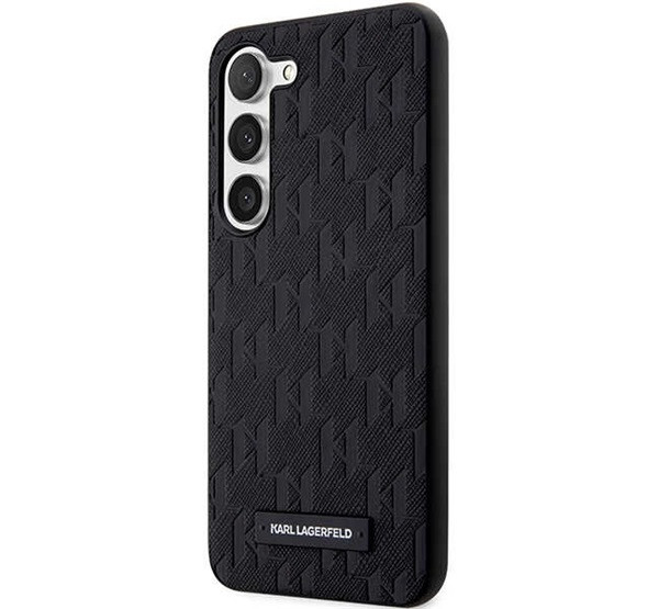 Karl Lagerfeld Saffiano Mono Samsung Galaxy S23+, szilikon tok, fekete termék 2. képe