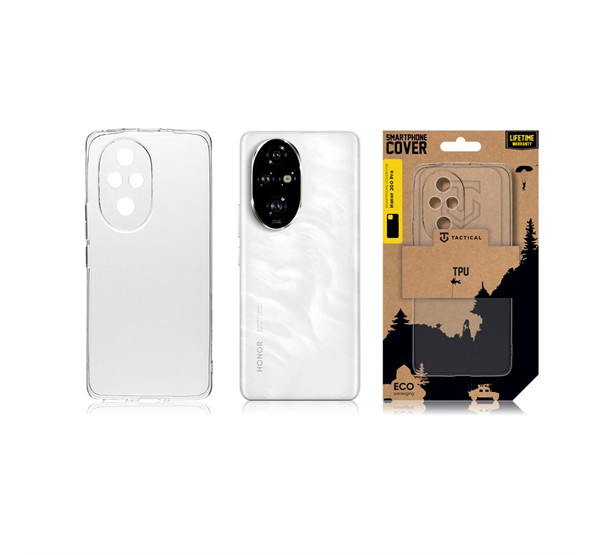 Huawei Honor 200 Pro, Szilikon tok, Tactical TPU, átlátszó termék 2. képe