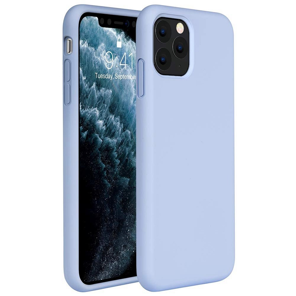 Xiaomi Redmi Note 8 Pro, Szilikon tok, Wooze Liquid Silica Gel, lila akciós termékkép 1