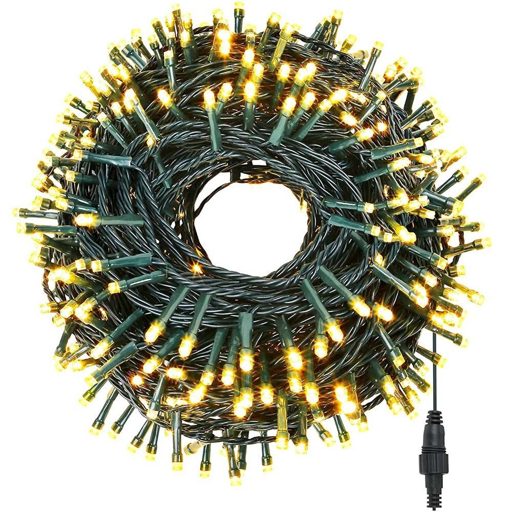 LED fényfüzér, 120 LED-es, melegfehér akciós termékkép 1