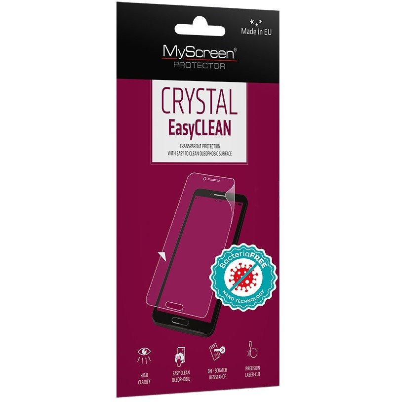 LG K42 / K52 / K62, Kijelzővédő fólia (az íves részre NEM hajlik rá!), MyScreen Protector Antibacterial, Clear Prémium akciós termékkép 1