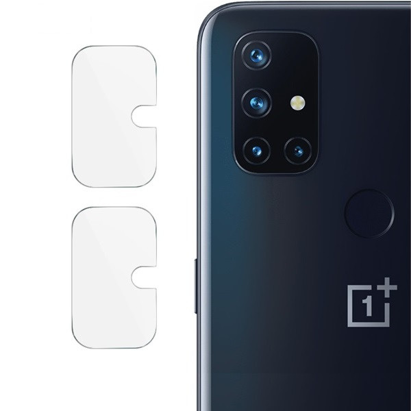 OnePlus Nord N10 5G, Kamera lencsevédő fólia, ütésálló fólia, Tempered Glass (edzett üveg), IMAK, Clear, 2 db / csomag akciós termékkép 1