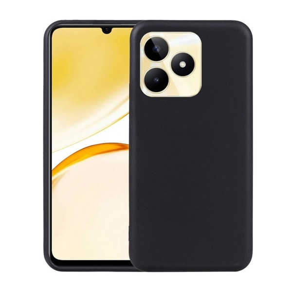 Realme C53 / Narzo N53, Szilikon tok, fekete akciós termékkép 1