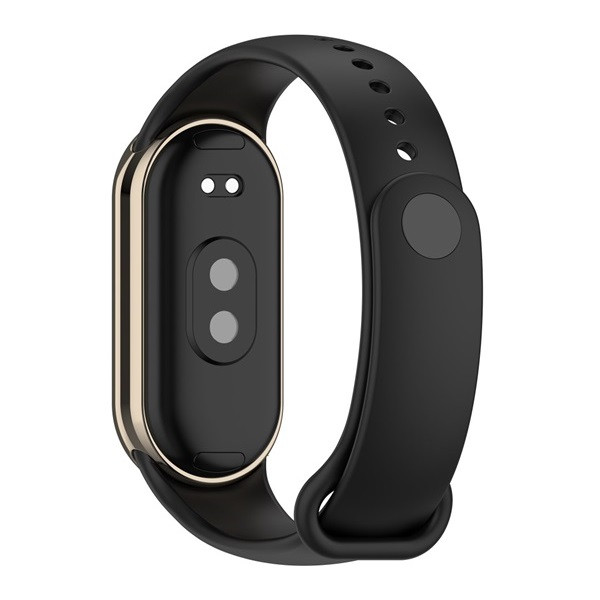 Xiaomi Mi Smart Band 8 / 9, szilikon pótszíj, állítható, fekete akciós termékkép 1