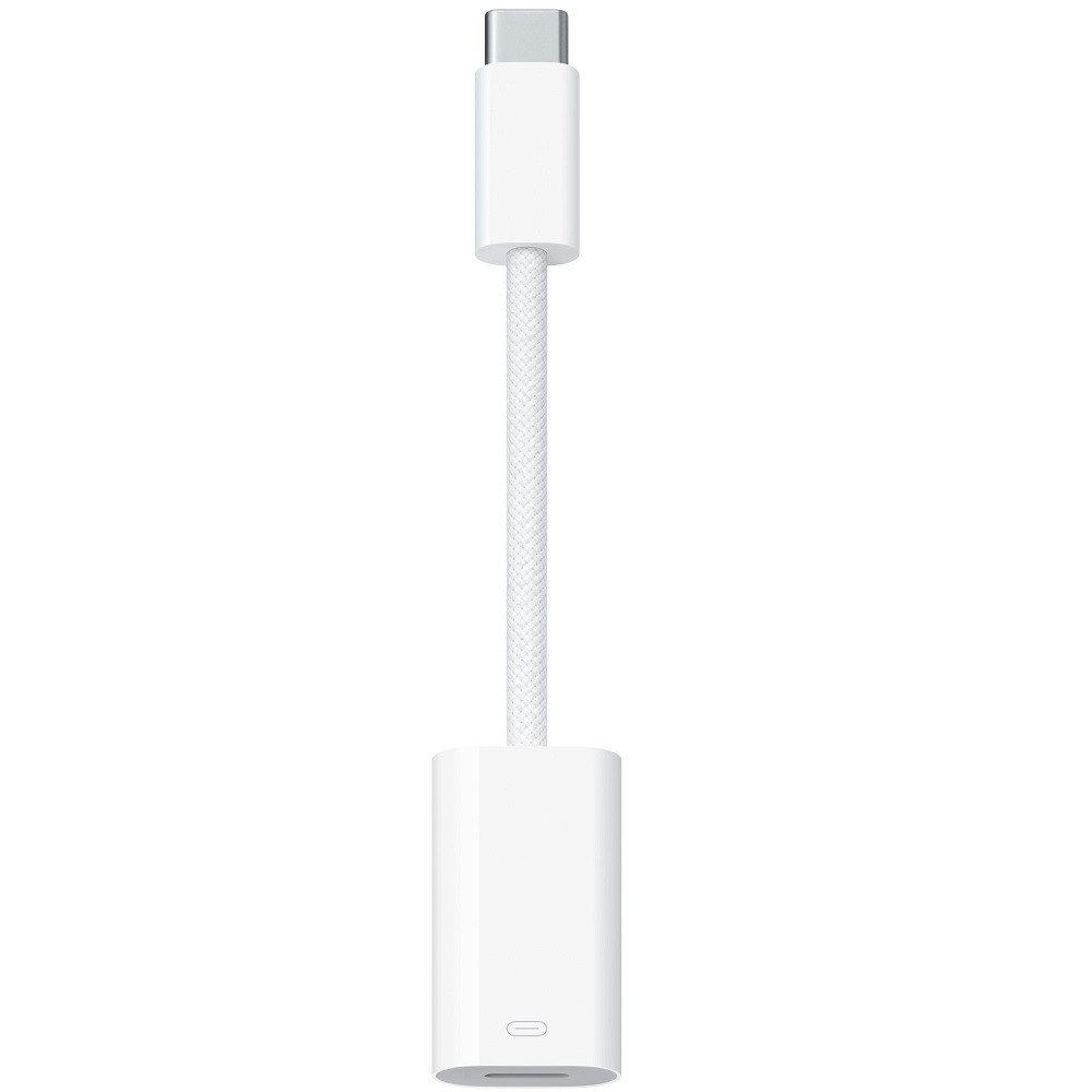 Adapter kábel, átalakító, USB Type-C - Lightning, Apple, fehér, gyári akciós termékkép 1