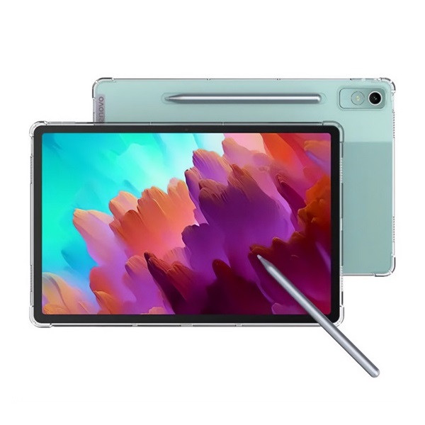 Lenovo Tab P12 (12.7) TB-370, Szilikon tok, közepesen ütésálló, légpárnás sarok, átlátszó akciós termékkép 1