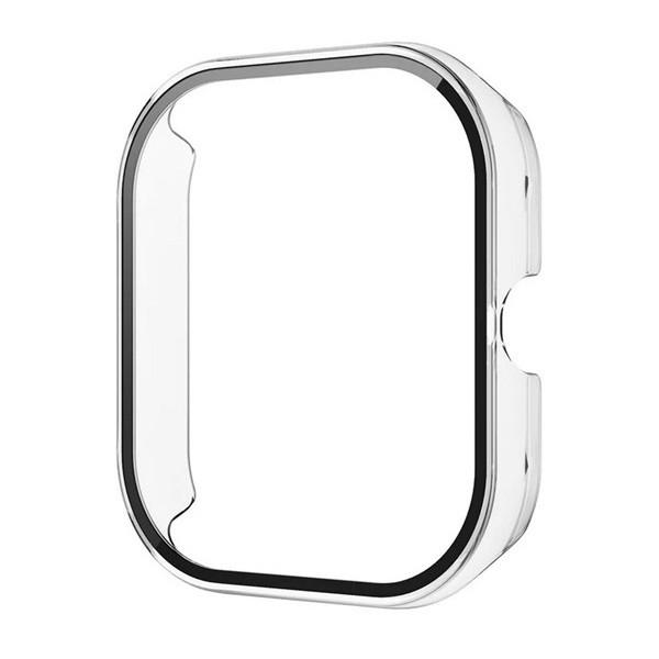 Xiaomi Redmi Watch 4, Műanyag védőkeret, kijelzővédő üveggel, közepesen ütésálló, szíj nélkül, átlátszó akciós termékkép 1