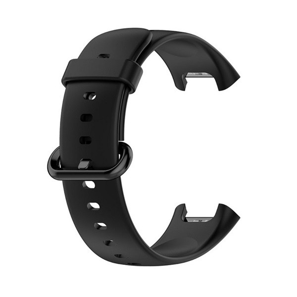 Xiaomi Redmi Watch 2 / Watch 2 Lite, szilikon pótszíj, állítható, fekete akciós termékkép 1