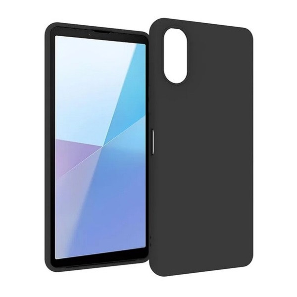 Sony Xperia 10 VI, Szilikon tok, fekete akciós termékkép 1