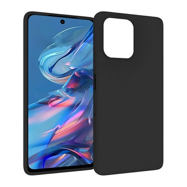 Motorola Moto G75, Szilikon tok, fekete akciós termékkép 1