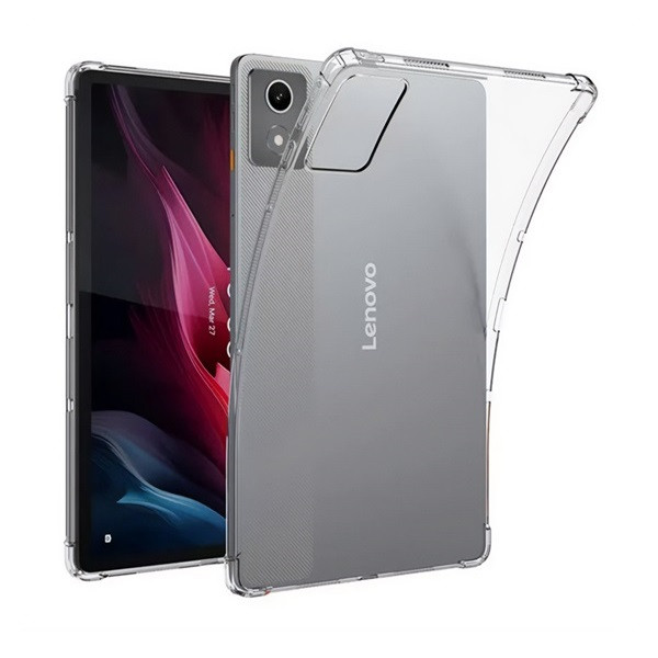 Lenovo Tab K11 Plus (11.45) TB-352, Szilikon tok, közepesen ütésálló, légpárnás sarok, átlátszó akciós termékkép 1