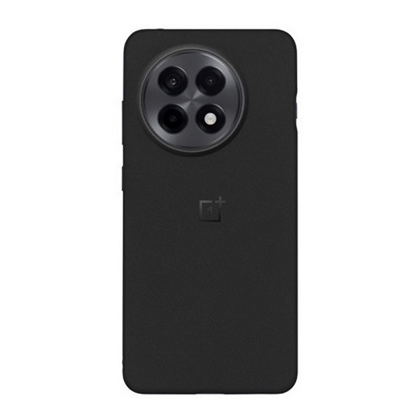 OnePlus 13R / Ace 5 / Ace 5 Pro, Műanyag hátlap védőtok, ultravékony, szilikon keret, mágneses, OnePlus Sandstone Magnetic, fekete, gyári akciós termékkép 1