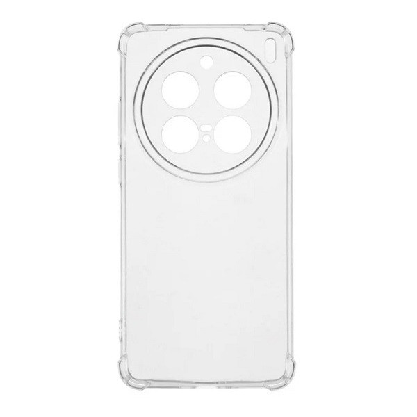 Vivo X200 Pro, Szilikon tok, közepesen ütésálló, légpárnás sarok, átlátszó akciós termékkép 1