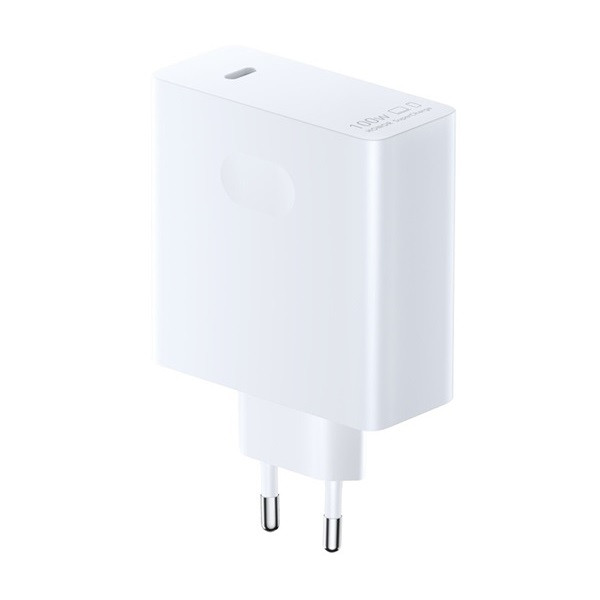 Hálózati töltő adapter, 100W, USB Type-C aljzat, gyorstöltés, PD, GaN, Honor Supercharger, fehér, gyári akciós termékkép 1