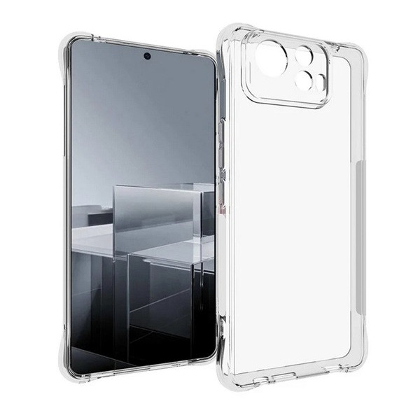Asus Zenfone 12 Ultra, Szilikon tok, közepesen ütésálló, légpárnás sarok, átlátszó akciós termékkép 1