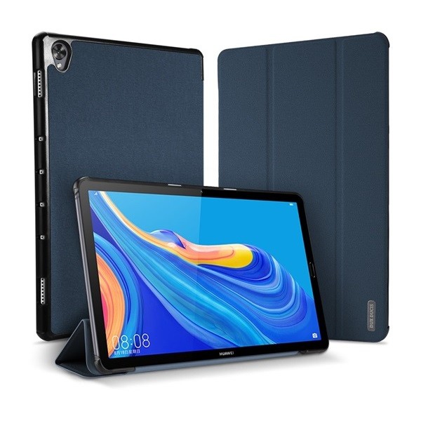 Huawei MediaPad M6 10.8, mappa tok, Trifold, Dux Ducis Domo, sötétkék akciós termékkép 1