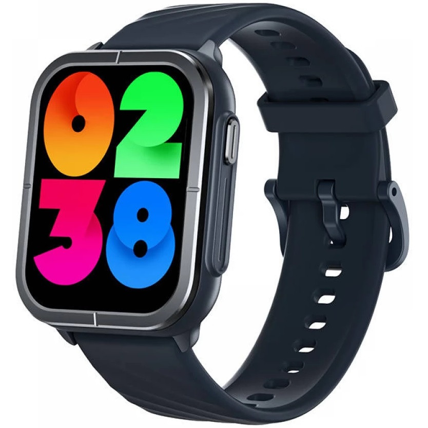 Bluetooth okosóra, szilikon szíj, v5.3, TFT kijelző, aktivitás és egészség mérő, vízálló, Mibro Watch C3, sötétkék, gyári akciós termékkép 1