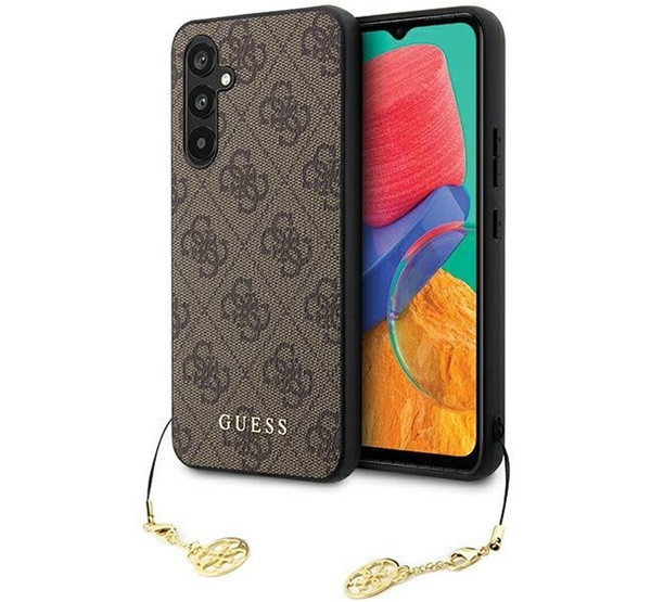 Guess 4G Charms Collection Samsung Galaxy S23 FE tok, barna akciós termékkép 1