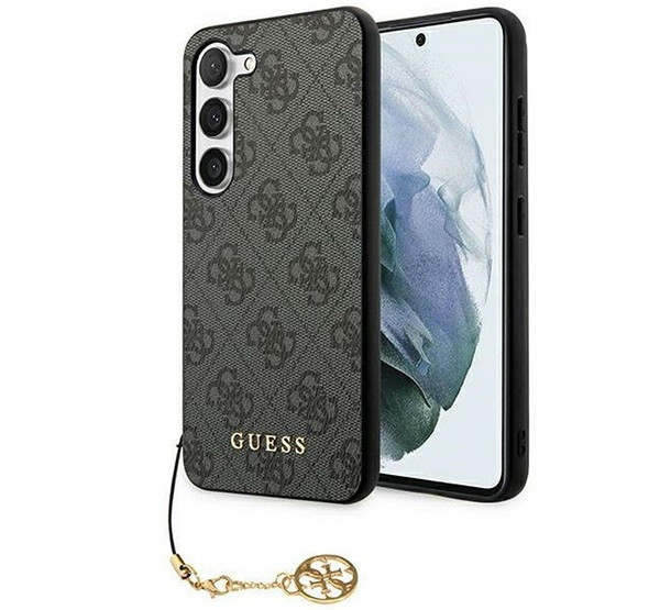 Guess 4G Charms Collection Samsung Galaxy A35 hátlap tok, fekete akciós termékkép 1