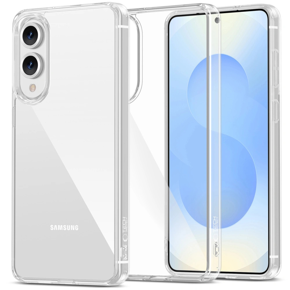 Samsung Galaxy S25 Edge SM-S937, Műanyag hátlap védőtok + szilikon keret, FlexAir Hybrid, átlátszó akciós termékkép 1