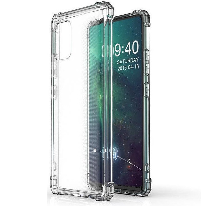 Huawei Honor 400 Lite, Szilikon tok, légpárnás sarok, Wooze Silicone Armor, átlátszó akciós termékkép 1