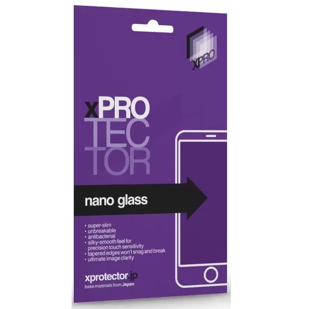 Apple Watch 1-6 (38 mm), Kijelzővédő fólia, ütésálló fólia (az íves részre is!), Tempered Glass (edzett üveg), Xprotector Nano Glass, fekete akciós termékkép 1