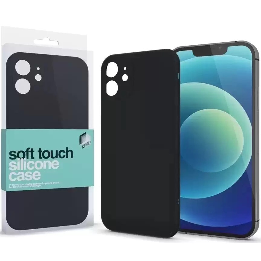 Huawei Honor 90 Lite, Szilikon tok, Xprotector Soft Touch Slim, fekete akciós termékkép 1
